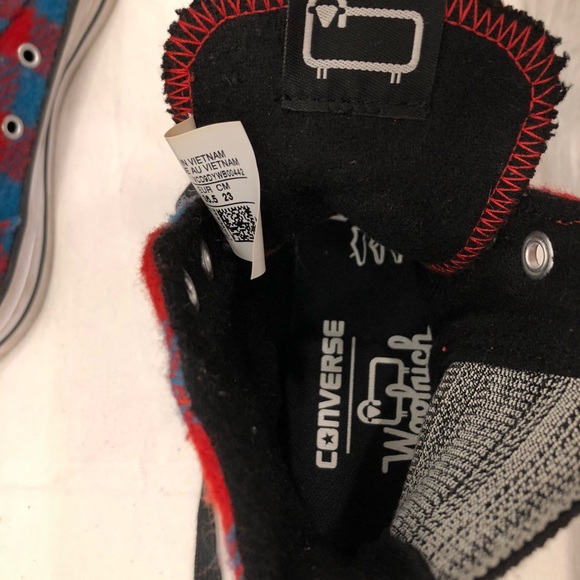 Converse & Woolrich Collaboration Hi-Top Sneakers - Picture 7 of 8